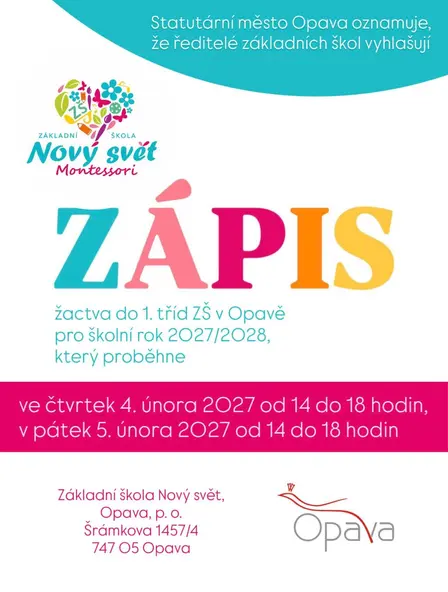 Známe termín zápisu žáků do prvních tříd pro školní rok 2027/ 2028 a už teď se těšíme na naše budoucí prvňáčky! ⭐️

Na koho se můžeme těšit? ☘️

#montessori #opava #montessoriopava #prvniTrida 

PS: za každé sdílení jsme vám vděční 😊