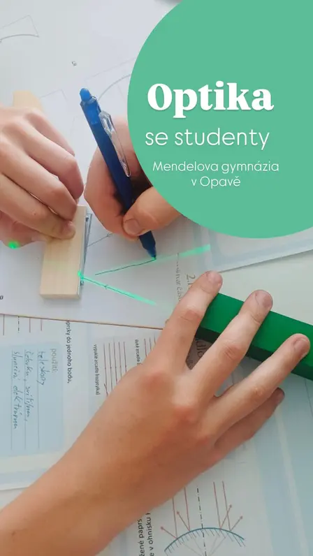 Děkujeme studentům MGO @mendlak za další inspirativní lekci pro naše žáky 3. trojročí - tentokrát setkání F - a provedení světem optiky. Náplní byly pokusy se zrcadly, paprsky a mnoho dalšího 🔬