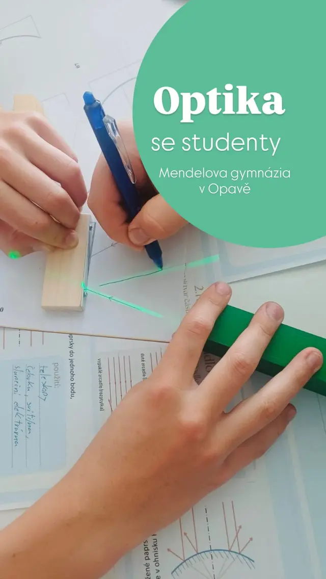 Děkujeme studentům MGO @mendlak za další inspirativní lekci pro naše žáky 3. trojročí - tentokrát setkání F - a provedení světem optiky. Náplní byly pokusy se zrcadly, paprsky a mnoho dalšího 🔬